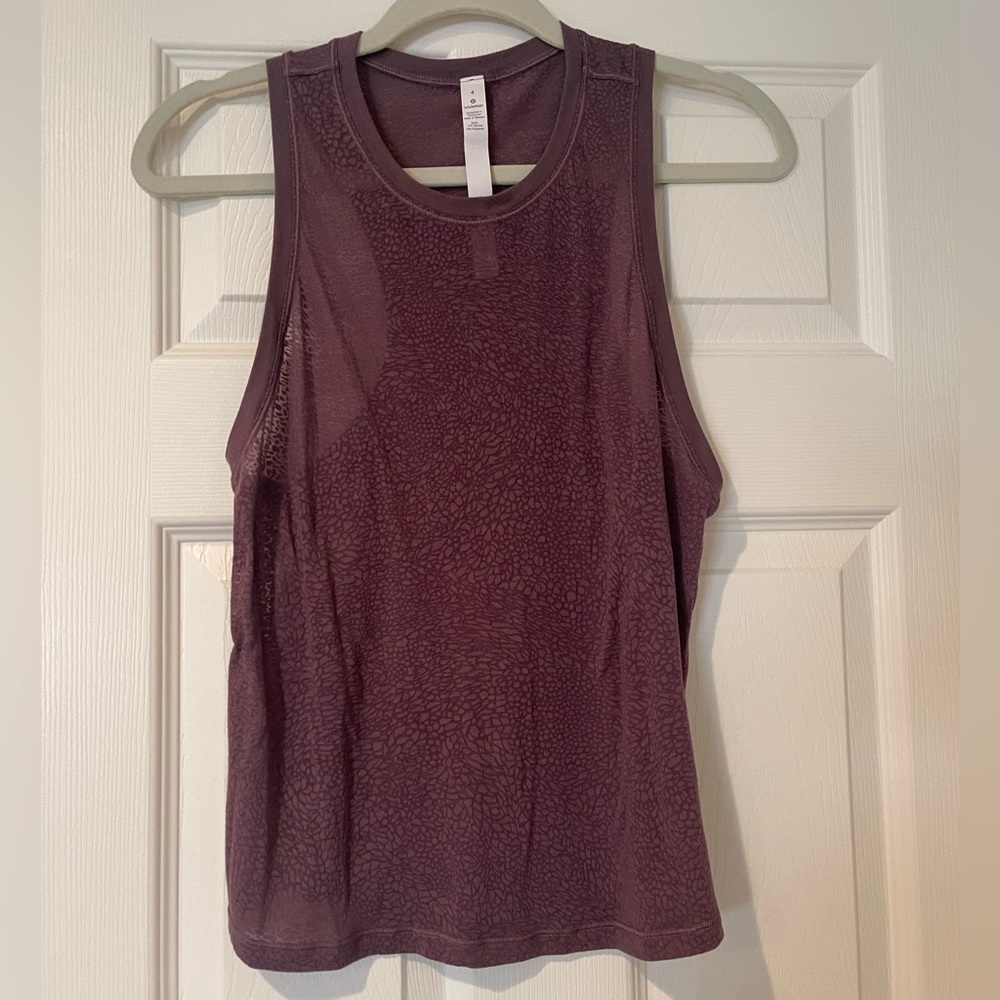 Lululemon Hint of Sheer Tank Top